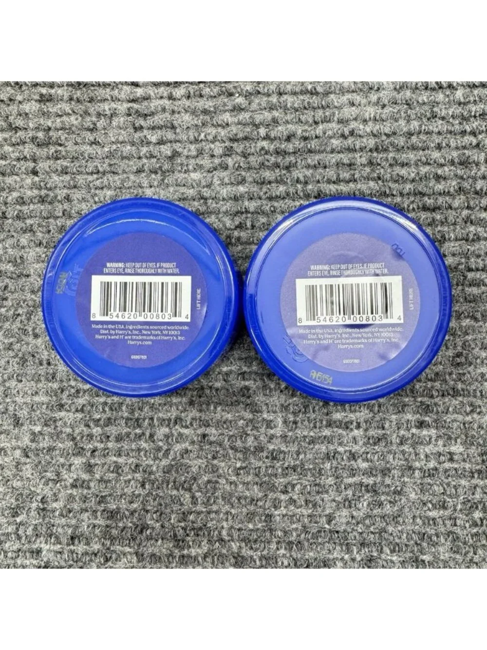 Lot Of 2 Harry's TEXTURIZING HAIR PUTTY 2.5oz Flexible Hold Matte Finish NEW